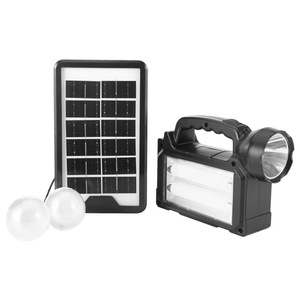 Kit de lampe solaire de camping, lampe torche portable, batterie externe, 2 ampoules LED - Product Image 4