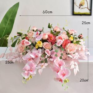 ลูกบอลดอกไม้ทำจากผ้าไหมเทียมอุปกรณ์ตกแต่งงานแต่งงานดอกไม้ประดับแบบสมจริงต้นไม้ประดับโต๊ะกลางโต๊ะสำหรับวันแม่ - Product Image 3