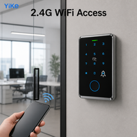 Clavier d'accès par empreinte digitale WiFi 2.4G Tuya, étanche IP66, 100 empreintes digitales, carte d'identité, carte IC, ouverture de porte à distance, surveillance de l'état
