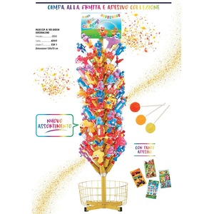 Caramelos Arcobaleno Chupa Expo Modelo 0603440 9g X 105 piezas Artículos de Fiesta por ROSSINI'S S.R.L. - Product Image 1