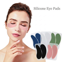 Patchs oculaires en silicone auto-adhésifs, masque rafraîchissant en gel pour les poches sous les yeux et les rides, réutilisables, légers, polyvalents, soins de la peau