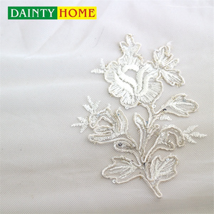 <span class=keywords><strong>Cortinas</strong></span> Opacas Bordadas de Estilo Africano, Simples, Transparentes, al por Mayor para la Sala de Estar - Product Image 2