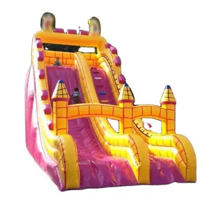 Tobogán acuático inflable de la ciudad más grande gigante con tema de Castillo antiguo europeo a la venta - Product Image 1