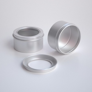 Envase Redondo de Aluminio para Polvos Cosméticos, 120 ml, Color Personalizable, Tapa de Rosca, Envase de Grado Alimenticio - Product Image 4