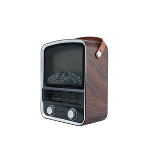 Cheminée électrique portable 2000W 10-19k BTU/h, effet de flamme réaliste, chauffage rapide, poêle autoportant pour la maison, salon - Product Image 6