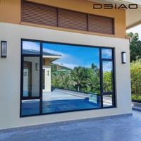 Ventanas Abatibles de Aluminio con Espejo Unidireccional para Privacidad, Acero Inoxidable, Vidrio Templado Insonorizado, Diseño Panorámico para Villa