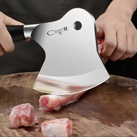 Couteau de boucher de cuisine épaissi, couteau à désosser multifonctionnel, hache à découper
