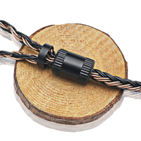 Câble d'écouteurs HiFi 16 cœurs OCC plaqué argent 2Pin0.78 équilibré 4.4mm IEM Câble de remplacement de mise à niveau adapté à KZ 64audio Moondrop