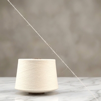 Fil de coton 100% pur blanc brut de haute qualité, directement de l'usine chinoise, 21S 32S 40S, super doux, antibactérien, pour tricot à la main, tissage et couture