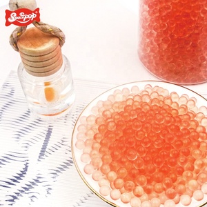 Venta al por mayor Pink Popping Boba Pearls para té con leche Bebida Premium en embalaje de botella - Product Image 3