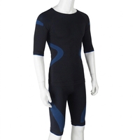Combinaison d'entraînement EMS à séchage rapide en Spandex Nylon, short de fitness, gaine amincissante, sous-vêtement EMS, vêtement de sport en Lyocell, gilet court EMS