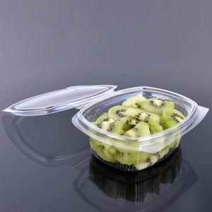 Rifornimento della fabbrica insalata di frutta da asporto usa e getta RPET plastica contenitore per insalata scatola con coperchio a conchiglia - Product Image 6