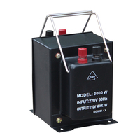 Transformador Monofásico TC-3000 de 1500W 110V/220V con Bobina Toroidal, 80% de Eficiencia, 50/60Hz para Uso Doméstico
