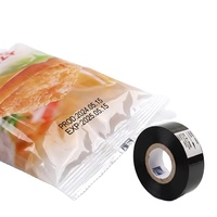 Fabriqué en Chine, ruban de transfert thermique TTR/TTO de haute qualité, ruban de transfert thermique en cire noire, ruban de transfert thermique en résine
