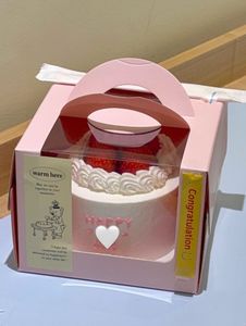 Boîte à gâteau en carton ondulé biodégradable et recyclable de haute qualité, livraison rapide, boîte à lunch, boîte à café, boîte artisanale - Product Image 5