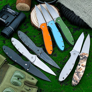 LEEK 1660 Couteau de poche 3.07 pouces <span class=keywords><strong>14C28N</strong></span> Lame en <span class=keywords><strong>acier</strong></span> inoxydable 410 Manche quotidien Portable Outdoor Camping EDC Tool - Product Image 2