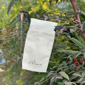 New Design Cute Organic Cotton Dust Bag GOTS Certified Home Storage <b>Drawstring</b> <b>Pouch</b> for Gifts - Product Image 4