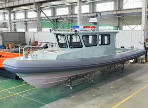 Barco inflável RIB de casco duplo de alumínio Hipalon Orca 2024 novo esportivo RIB1150