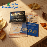 Tarjeta Magnética NFC de Material Plástico Personalizada, PVC Transparente VIP con Serigrafía y Laminación de Película, Logotipo en Lámina Dorada