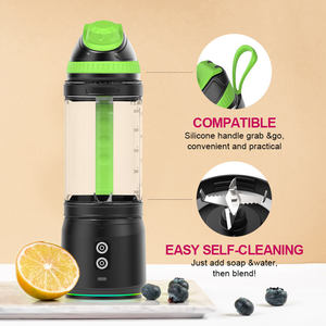 Mixeur portable en gros grande capacité avec lames rotatives bidirectionnelles pour écraser facilement les glaçons – Machine à smoothies à batterie - Product Image 2