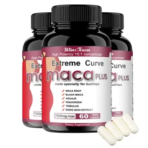 Hot Sale Extreme Curve Maca Plus Capsules Curve Hip And Butt Booster Tighten Hip Muscles Capsules