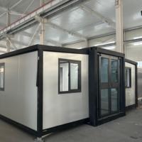 Maison pliable de style moderne de 20/40 pieds, adaptée à une villa personnelle ou à la location commerciale.