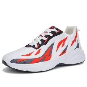 Herstellung von weißen fliegenden Strick strap azier fähigen, leichten, atmungsaktiven Sneakers 223 Sport ikinci el für Logo-Jogger hören