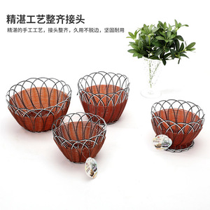 Rattan <b>Baskets</b> Bowl 60 Series Stackable <b>Plastic</b> Fruit Platter Food Storage - Product Image 5