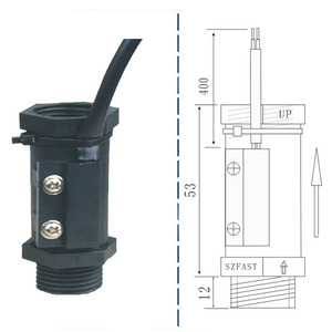 แม่เหล็ก Reed พลาสติกน้ำไฟฟ้าสวิทช์การไหลอัตโนมัติสำหรับปั๊มน้ำ - Product Image 3