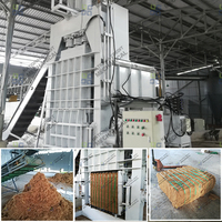 Presse à fibres de coco hydraulique industrielle, machine automatique de pressage de fibres de coco, compacteur de fibres de coco