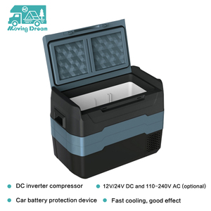 Accessoire JDA RV 30L 40L 50L double contrôle de température Portable tige de traction congélation voiture RV réfrigérateur pour <span class=keywords><strong>camping</strong></span> extérieur - Product Image 2