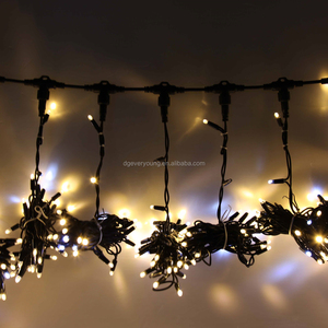 Exterior de alta calidad 2025 gran oferta Cable de goma IP67 Led ventana cortina Cadena de luz con Flash Led cortina luces de Navidad - Product Image 5