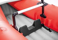 INTEX 68303 PVC Excursion Pro Kayak gonflable siège réglable bateau de pêche avec supports de canne à pêche avirons en aluminium 86 pouces