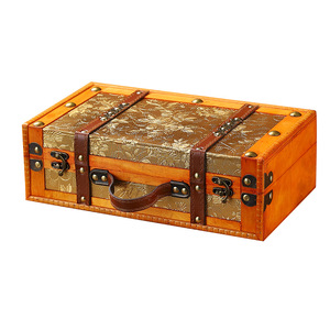 Wooden Storage <b>Box</b> 1624A Flip Opening Jewelry <b>Box</b> Antique Style Classic Design - Product Image 5