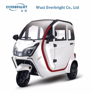 Tricycle électrique Everbright de haute qualité à <span class=keywords><strong>3</strong></span> <span class=keywords><strong>roues</strong></span> avec auvent, 60V, carrosserie fermée, 801-1000W, autonomie de 70-90 km, usage passagers - Product Image 5