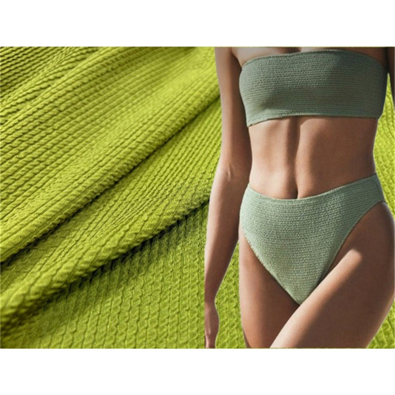 Crepe Pique Fabric 96% Recycle Polyester 4% Spandex Textured Pique Fabric Recycled Fabric Clothing