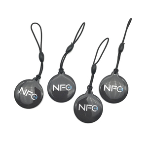 Móc Khóa Vòng Cổ Nfc Nhãn Vi Mạch Truyền Thông Xã Hội Keyfob Nhãn Epoxy NTAG213 In Theo Yêu Cầu - Product Image 1