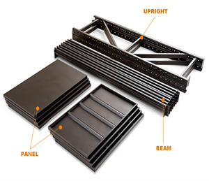 창고 보관 랙 시스템 고품질 선반 할인 차고 랙 와이드 스팬 선반 - Product Image 6