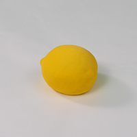 Nouveauté : Gâteau mousse au fromage à la crème chocolatée surgelée, faible en gras, certifié Halal, dessert en forme de citron 3D, boîte de collations