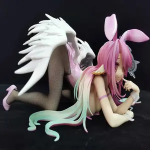 wholesale Customized PVC High Quality Anime Resin Blind box toys anime figure No Game No Life jibril costume most beautiful girl
