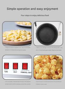 Machine à Popcorn Industrielle <span class=keywords><strong>en</strong></span> Acier Inoxydable 304, Appareil à Caramel pour Boulangerie - Product Image 4