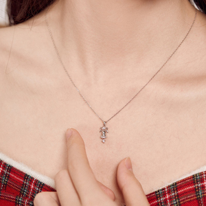 S925 Sterling Silver Plaqué Or AAAAA Zircon Conception Originale Simple Pendentif Collier Cloche De Noël Mariages Fiançailles - Product Image 5