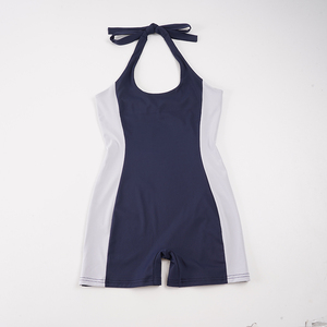 Mono Largo Informal para Mujer, Corte Regular, Color Sólido, Cómodo, Deportivo, Transpirable, Ropa de Calle para Verano - Product Image 2