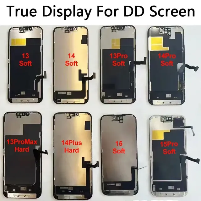 JK Incell Assembly for Apple for iPhone X XS XR 11 12 12 Pro Max 13 14 Plus 15 15 Pro LCD Display Touch Screen Digitizer 1 Year