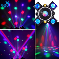 Usine 4 bras 4 en 1 contrôle du son de la lumière laser DMX512 DJ Party Light Concert Exposition Discothèque Planification d'événements Faisceau lumineux