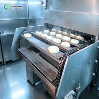 Geluidsarme, soepel lopende, continu werkende, commerciële, volautomatische donutmachine