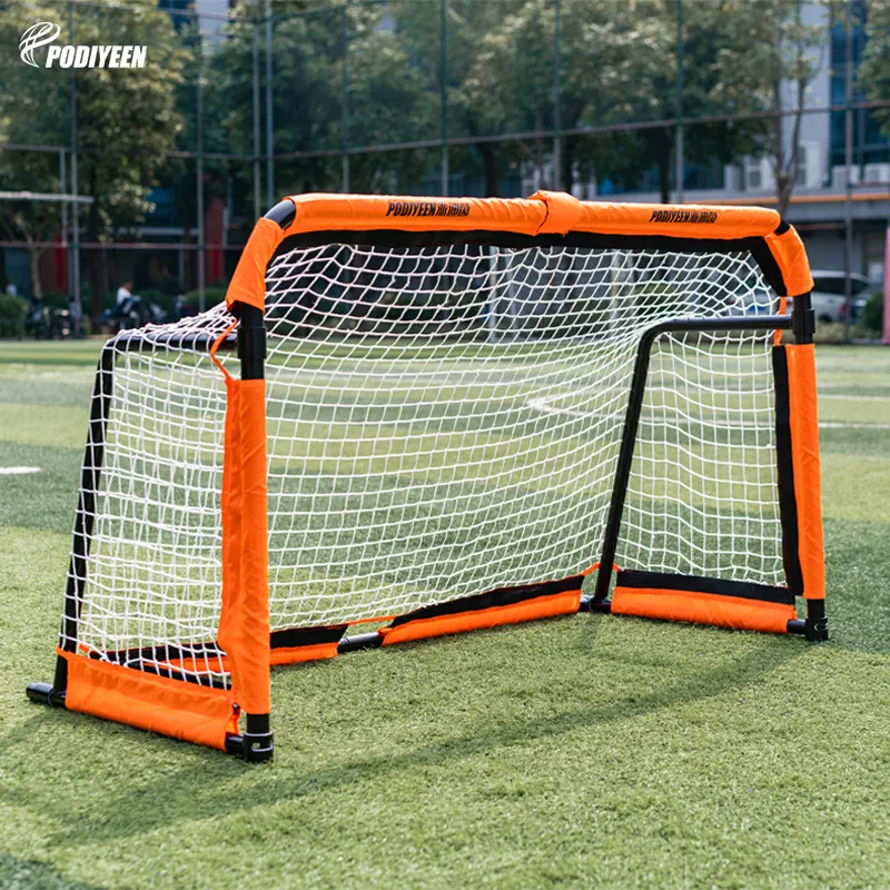 2024 most popular collapsible soccer goal high quality football training with strong metal tube and net