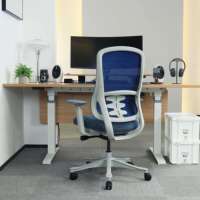 Série moderne Chaise de bureau inclinable et relaxante Fauteuil ergonomique en maille Chaise pivotante de direction Chaises de travail pour bureaux