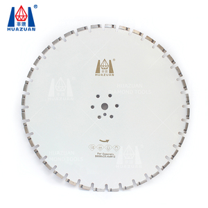 Hoja de sierra de herramientas de diamante de grado industrial de 24 pulgadas para Segmento de corte de pared personalizable OEM soldado de alta frecuencia blanco de hormigón - Product Image 1