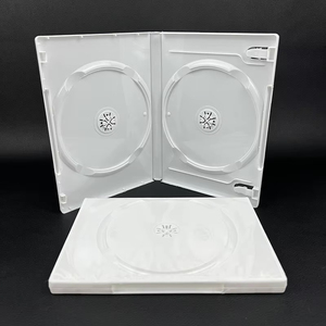 Boîtier de protection transparent en plastique pour CD/DVD 14 mm, simple ou double disque, pour la maison, la voiture, les voyages, vente en gros - Product Image 4